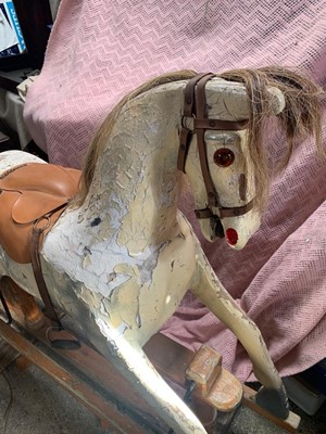 Lot 363 - LARGE ROCKING HORSE