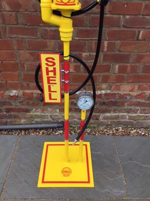 Lot 605 - RENOVATED SHELL OIL PUMP