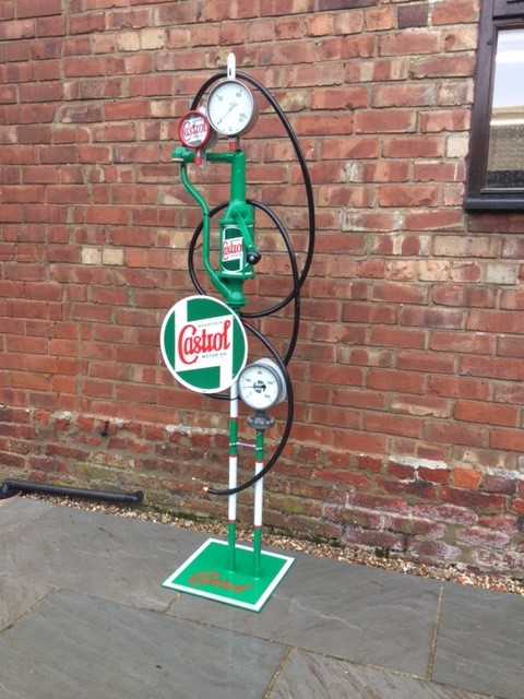 Lot 253 - RENOVATED CASTROL PUMP