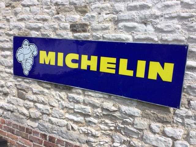 Lot 257 - ORIGINAL METAL MICHELIN SIGN