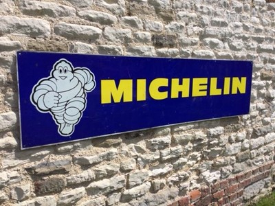 Lot 257 - ORIGINAL METAL MICHELIN SIGN