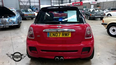 Lot 566 - 2007 MINI COOPER S AUTO
