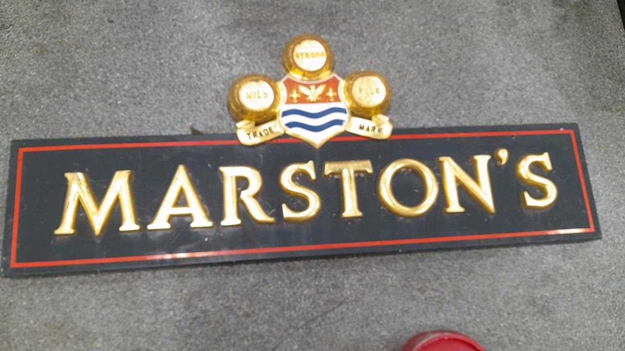 Lot 170 - MARSTONS LARGE PUB SIGN SINGLE SIDED