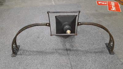 Lot 187 - THORNBURY CASTLE PUB LAMP AND WALL BRACKET