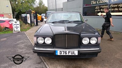 Lot 417 - 1986 BENTLEY TURBO R