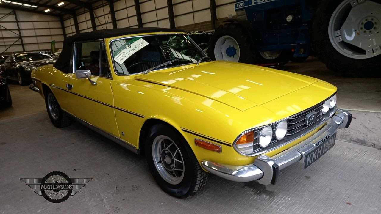 Lot 578 - 1974 TRIUMPH STAG AUTO