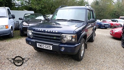 Lot 268 - 2003 LAND ROVER DISCOVERY TD5 GS