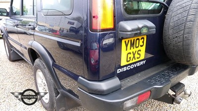 Lot 268 - 2003 LAND ROVER DISCOVERY TD5 GS