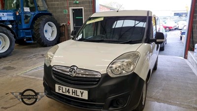 Lot 107 - 2014 VAUXHALL COMBO 2000 L1H1 CDTI SS E