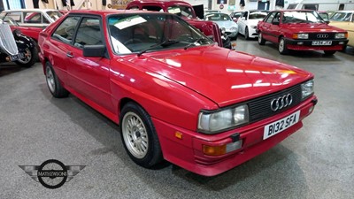 Lot 317 - 1985 AUDI QUATTRO RHD