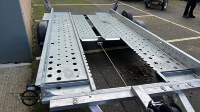 Lot 525 - IFOR WILLIAMS SINGLE AXLE TRAILER