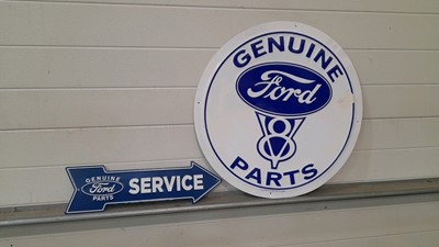 Lot 315 - 2 X FORD REPRO TIN SIGNS