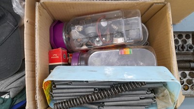 Lot 582 - BOX OF OVERALLS AND ASSORTED PARTS