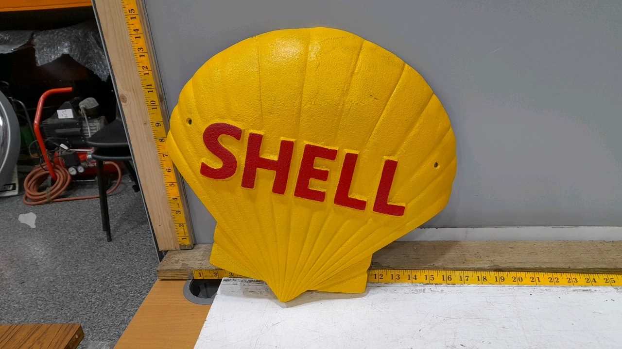Lot 418 - SHELL CAST SIGN 15