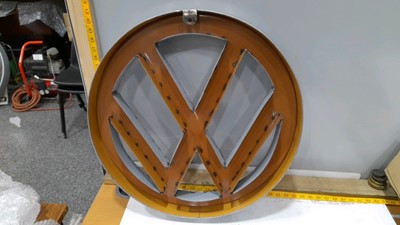 Lot 451 - METAL VW SIGN 24" DIA