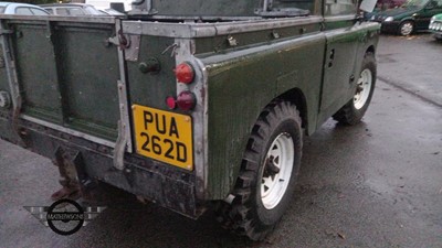 Lot 538 - 1967 LAND ROVER SERIES III CONVERTIBLE 2 AXLE RIGID BODY