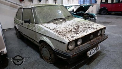 Lot 533 - 1983 VOLKSWAGEN GOLF DRIVER