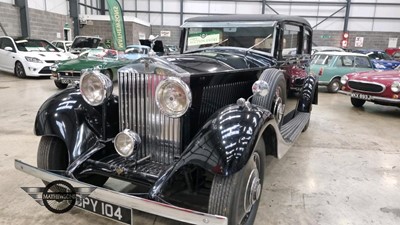 Lot 595 - 1934 ROLLS ROYCE 20/25