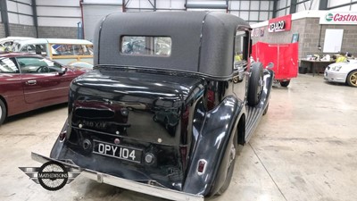 Lot 595 - 1934 ROLLS ROYCE 20/25