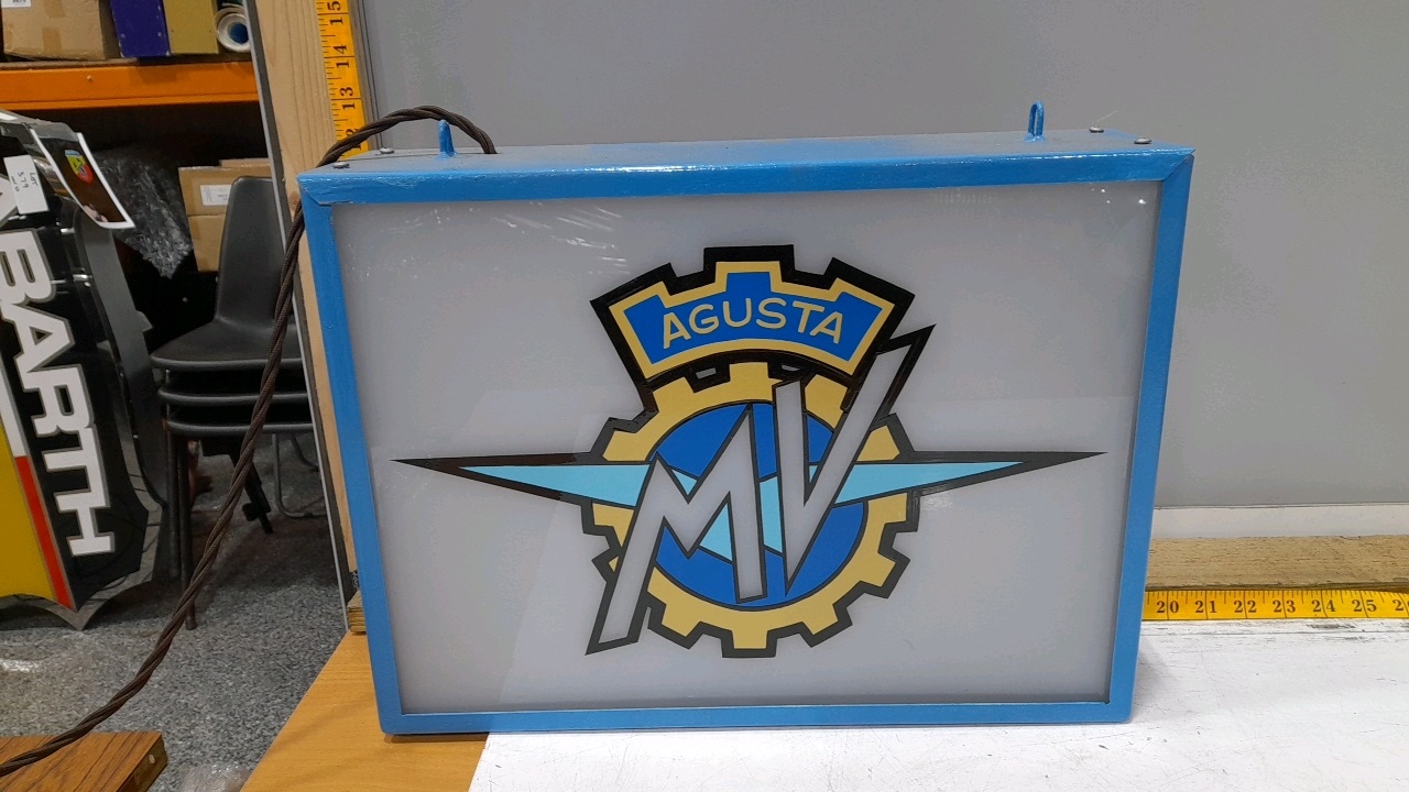 Lot 339 - MV AGUSTA LIGHT UP SIGN 17