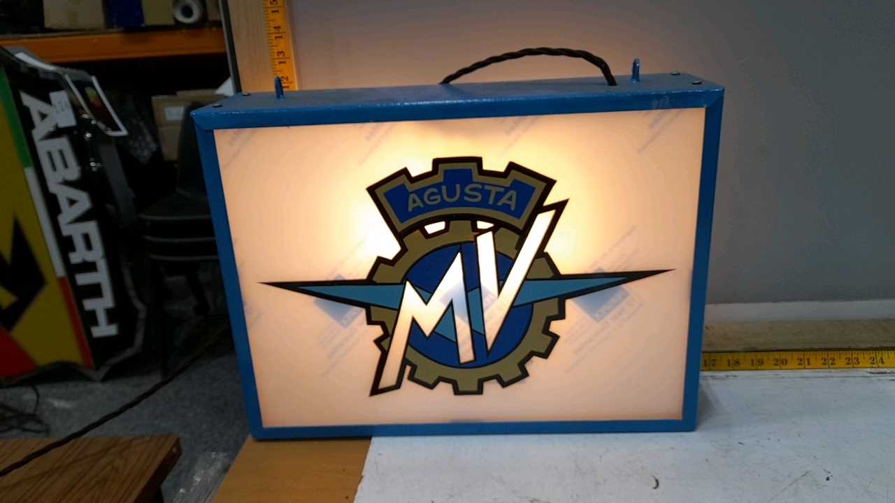 Lot 339 - MV AGUSTA LIGHT UP SIGN 17