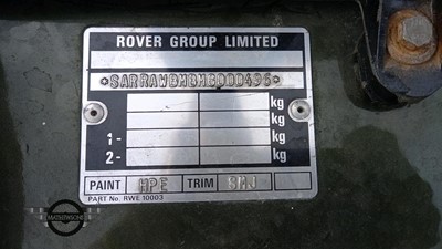 Lot 424 - 1994 ROVER MG RV8