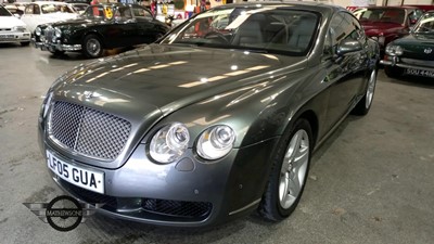 Lot 277 - 2005 BENTLEY CONTINENTAL GT AUTO