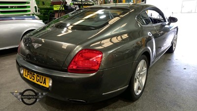 Lot 277 - 2005 BENTLEY CONTINENTAL GT AUTO