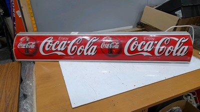 Lot 503 - COCA COLA LIGHT UP SIGN 42" X 6"