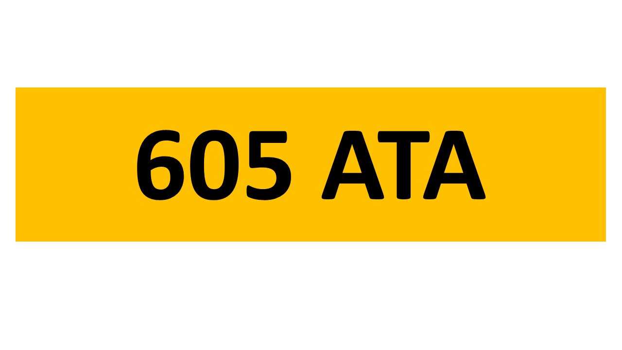 Lot 15 - REGISTRATION ON RETENTION - 605 ATA