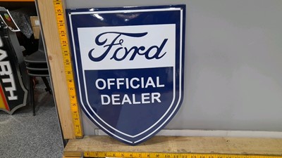 Lot 352 - FORD DEALER ENAMEL SIGN 16" X 12"  ( REPRO )