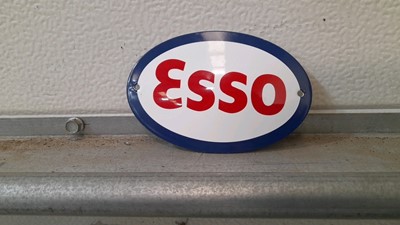 Lot 548 - ESSO ENAMEL SIGN 5" X 3"  ( REPRO )