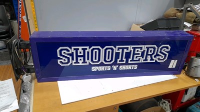 Lot 548 - SHOOTEN BAR ( PART OF BIERKELLER LEEDS ) LIGHT-UP SIGN  DOUBLE SIDED