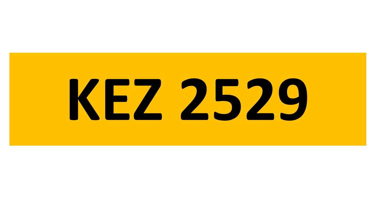 Lot 25 - REGISTRATION ON RETENTION - KEZ 2529
