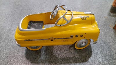Lot 76 - CHILDS PEDAL CAR  ( YELLOW TAXI )