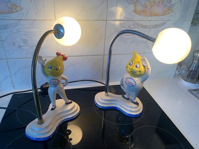 Lot 29 - PAIR OF MR & MRS DRIP ESSO TABLE LAMPS