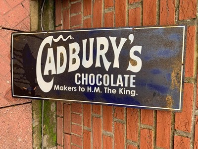 Lot 343 - CADBUYY'S CHOCOLATE SIGN  36" X 15"