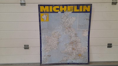 Lot 436 - MITCHELIN TIN MAP  34" X 28"