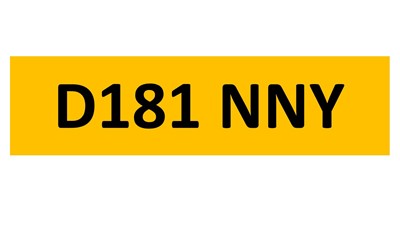 Lot 40-11 - REGISTRATION ON RETENTION - D181 NNY