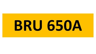 Lot 42-11 - REGISTRATION ON RETENTION - BRU 650A