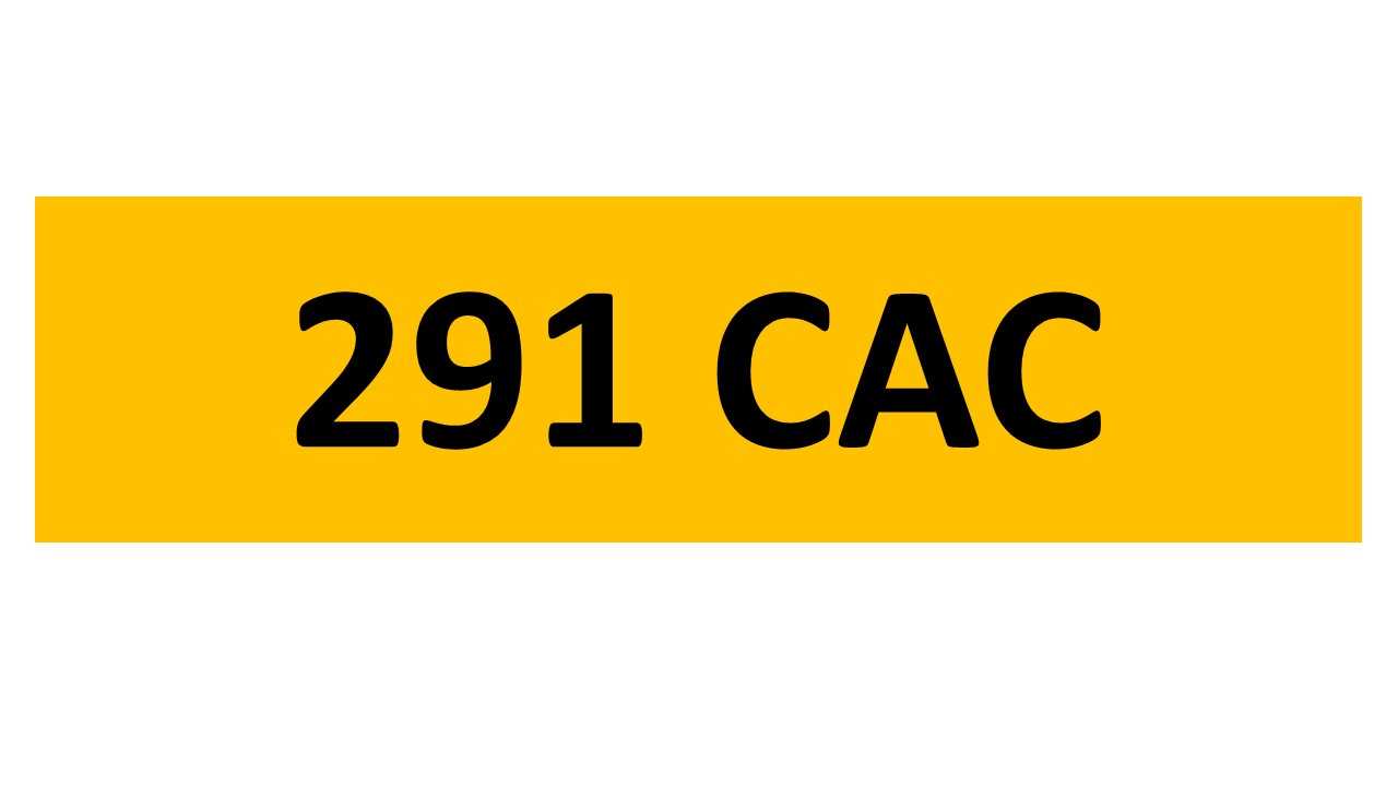 REGISTRATION ON RETENTION - 291 CAC