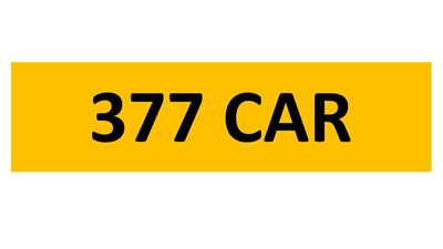 Lot 47-11 - REGISTRATION ON RETENTION - 377 CAR