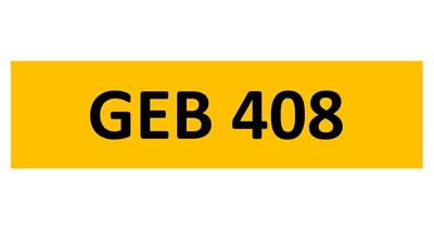 Lot 82-11 - REGISTRATION ON RETENTION - GEB 408