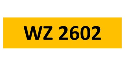 Lot 206-11 - REGISTRATION ON RETENTION - WZ 2602
