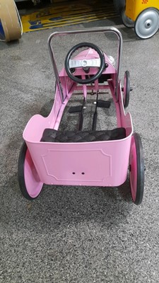 Lot 439 - PINK VINTAGE PEDAL CAR  ( EX SHOP DISPLAY AS NEW )