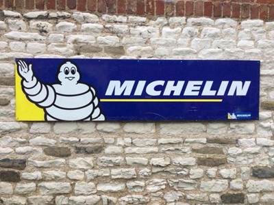Lot 254 - METAL MICHELIN SIGN