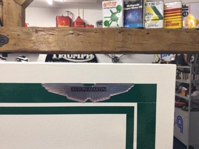 Lot 262 - LARGE ILLUMINATED ASTON MARTIN SIGN