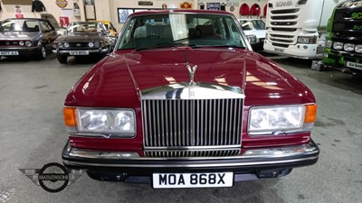 Lot 348 - 1981 ROLLS ROYCE SILVER SPIRIT