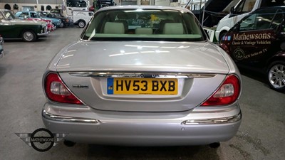 Lot 356 - 2003 JAGUAR XJ6 V6 SE AUTO