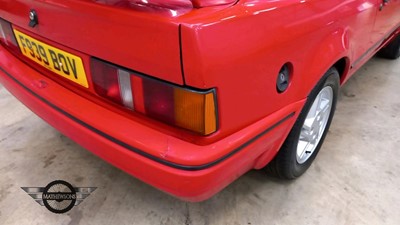 Lot 364 - 1989 FORD ESCORT XR3 INJ